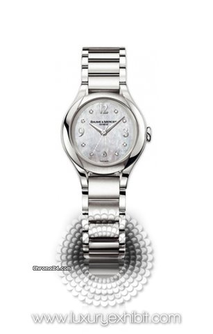 Baume & Mercier &  Ilea Polished/Satin-Finished Steel Ladies Watch MOA8769