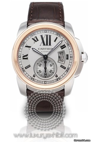 Cartier Calibre de Cartier Stainless Steel Mens Watch W7100011