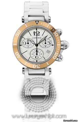 Cartier Pasha Stainless Steel Ladies Watch W3140004