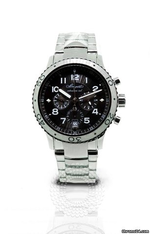 Breguet Transatlantique Type XXI Flyback Steel 3810ST92SZ9