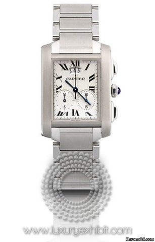 Cartier Tank Francaise S/S Chronograph W51024Q3
