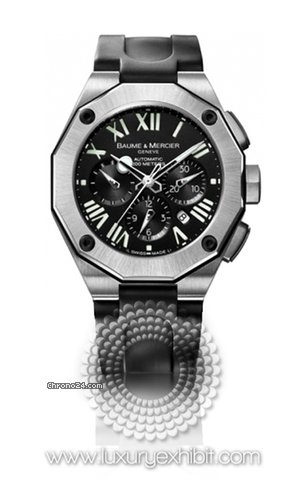 Baume & Mercier &  Riviera Stainless Steel Mens Watch MOA8854