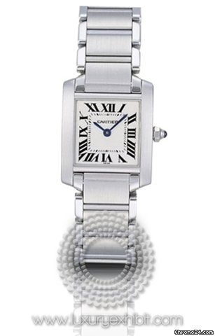 Cartier Tank Francaise Stainless Steel Ladies Watch W51008Q3