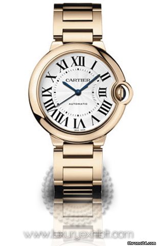 Cartier Ballon Bleu Polished 18k rose gold Unisex Watch W69004Z2