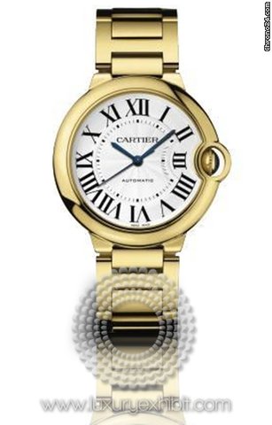 Cartier Ballon Bleu 18k Yellow Gold Unisex Watch W69003Z2
