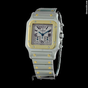 Cartier Chrono Santos Galb&eacute;e