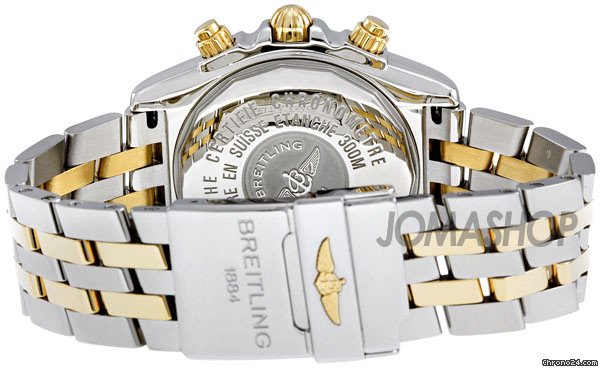 replica Breitling Chronomat Burgundy Dial Chronograph Steel and Gold Mens Watch B1335611-K505TT WATCHES 1 
