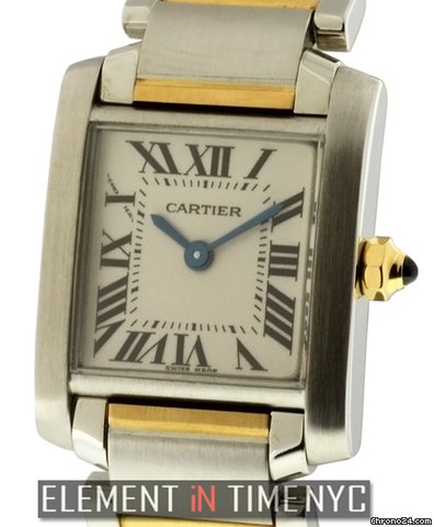 Cartier Tank Francaise Ladies 20mm Silver Dial W51007Q4