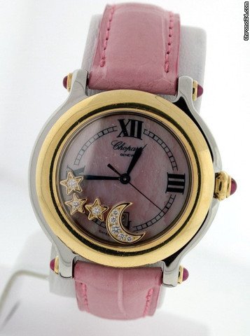 replica Chopard Happy Sport Diamond Stars and Moon 278239-42 WATCHES 1 