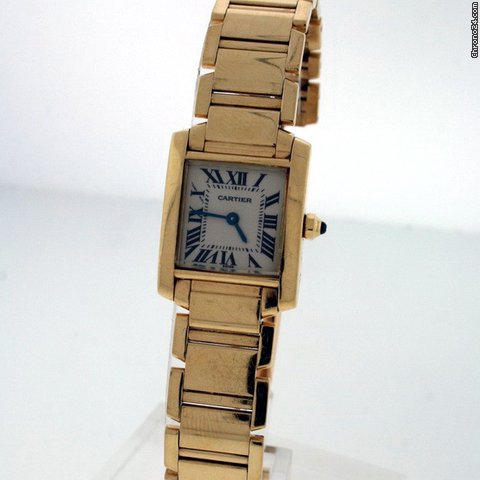 Cartier Tank Francaise Ladies W50002N2 Pre-owned