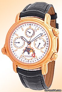 Jaeger-LeCoultre Limited Edition Gent's 18K Rose Gold  Grand Reveil Perpetual Calendar Alarm Strapwatch