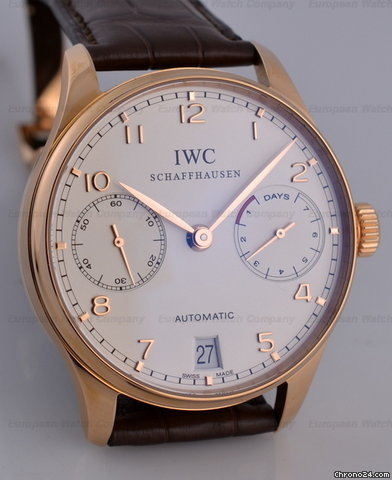 replica IWC Portugieser 7 Day 18K RG  NEW WATCHES 1 
