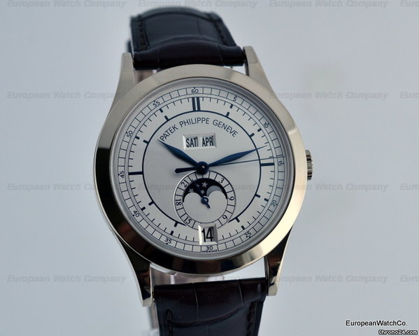 Patek Philippe Annual Calendar 18K WG Sector Dial