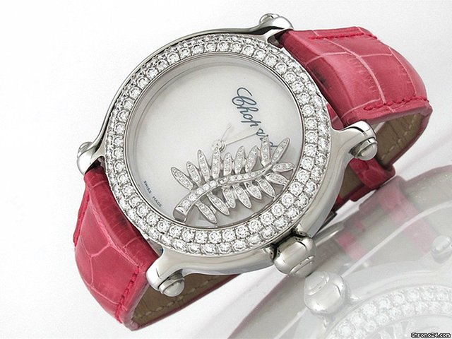 Chopard Damen "HAPPY SPORT" Edelstahl / Weissgold Quarz LIMITED