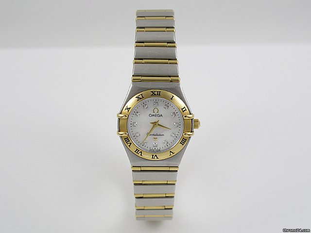 replica Omega CONSTELLATION Gold/Stahl mit BRILLANTBESATZ aus 2004 WATCHES 1 