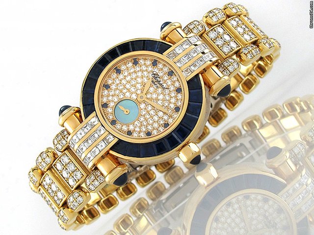 Chopard Damen "IMPERIALE" 750/- Gelbgold Quarz