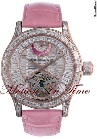 Chopard L.U.C. Tourbillon Rose Gold Baguette Diamond Limited Edition