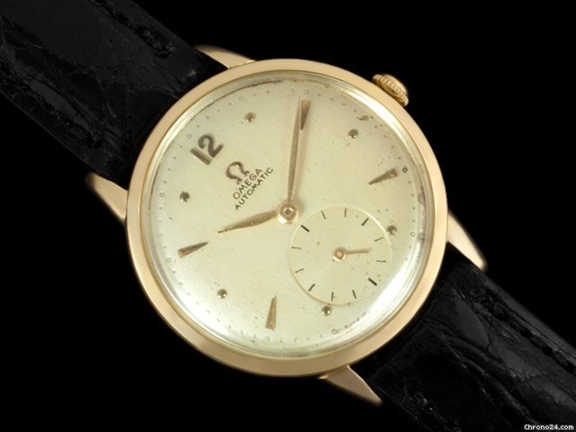 Omega 1950 OMEGA Vintage Mens Dress Watch, AUTOMATIC - 14K Gold