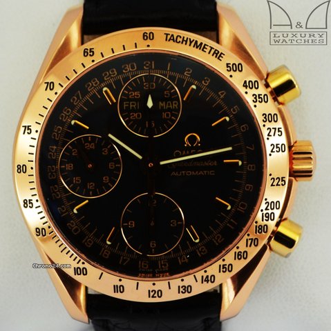 Omega SPEEDMASTER 36235000 DAY DATE PINK GOLD AUTOMATIC