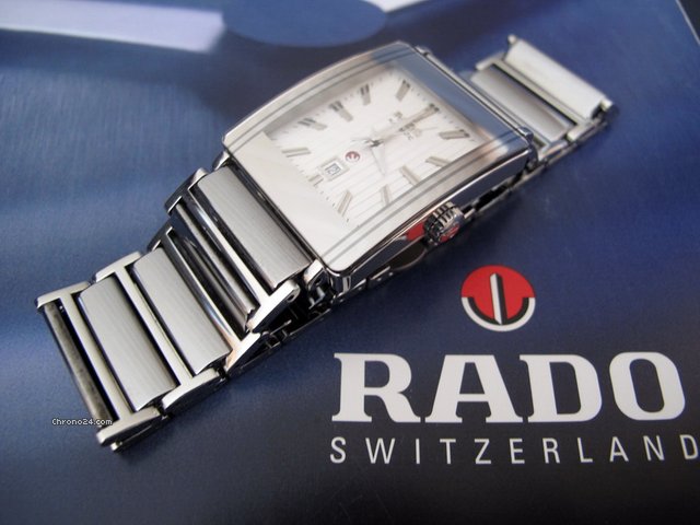 Rado Integral Herrenuhr Automatik silber/platinfarben