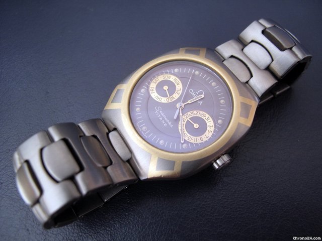 replica Omega Seamaster  Titan/Gold 18 Karat Herrenuhr WATCHES 1 