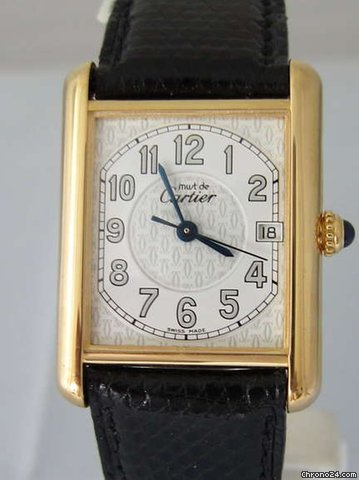 replica Cartier Tank XL  mit Datum WATCHES 1 