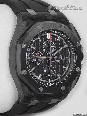 replica Audemars Piguet AP Royal Oak Offshore NEW STYLE CERAMIC BEZEL Chronograph - Forged Carbon Case - Ref 26400AU.OO.A002CA.01 - BRAND NEW IN BOX WATCHES 1 
