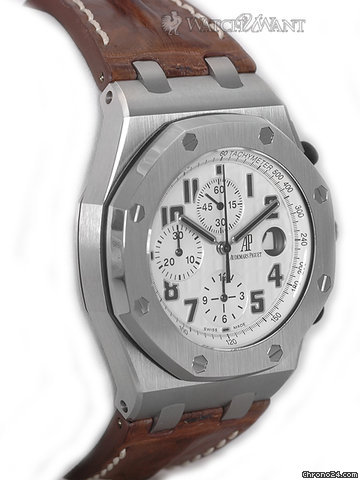 replica Audemars Piguet AP Royal Oak Offshore Safari Chronograph - 44mm Stainless Steel - Brand New In Box WATCHES 1 