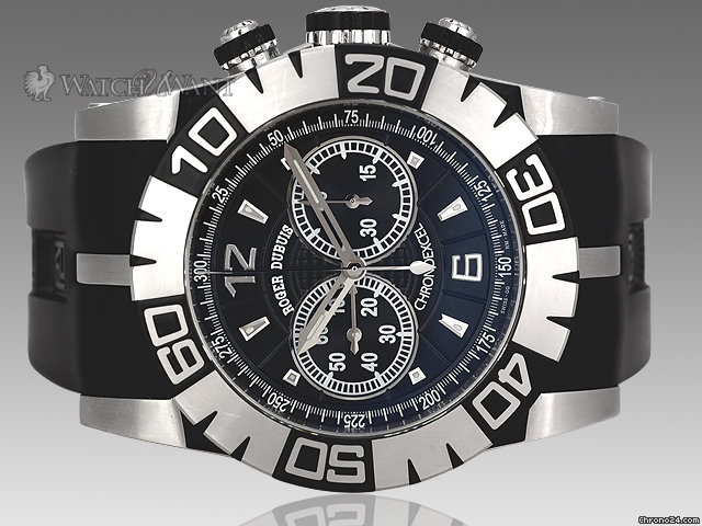 Roger Dubuis Easy Diver Chronoexcel Automatic Chronograph - 46mm Stainless Steel - Special Edition 888 Pieces - Rubber & Carbon Fiber Accents - Boxes/Papers & As-New