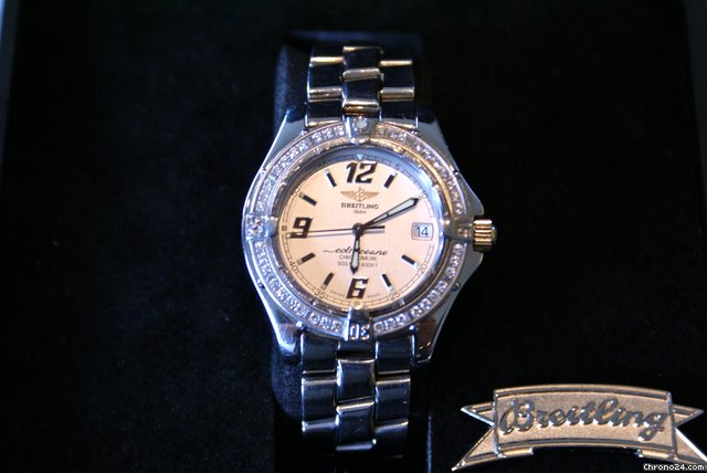 Breitling Colt Oceane Acier mit Brilliantenl��nette