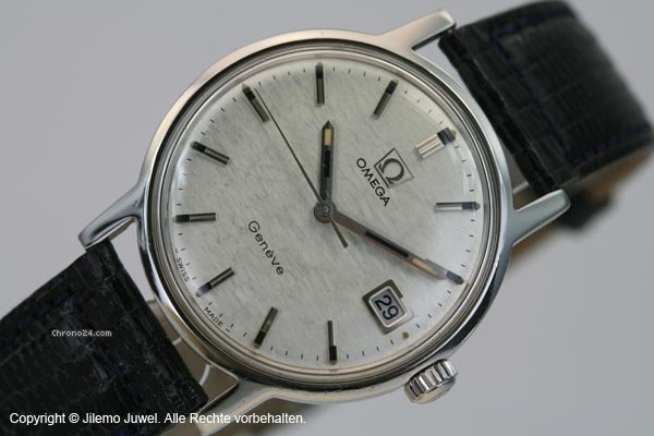 Omega Geneve Edelstahl Handaufzug