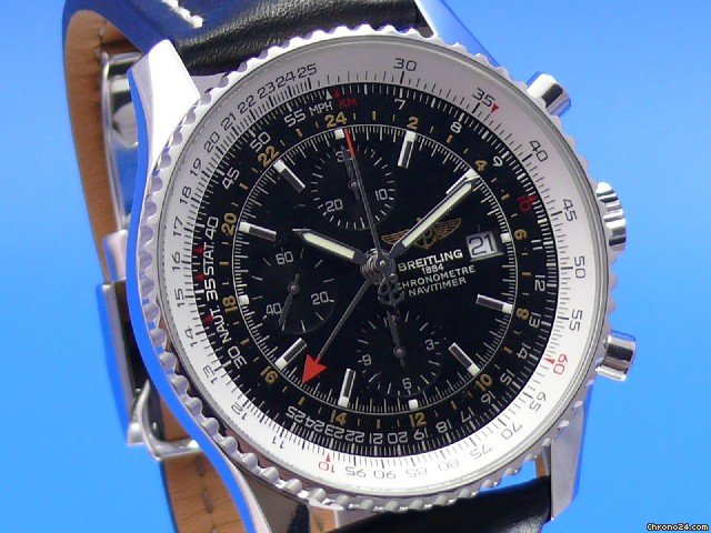 Breitling NAVITIMER WORLD CHRONOGRAPH BOX/PAPIERE