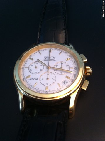 Zenith El Primero Chro. Edizione Lim. Ed. 700 Conf. Elvetica