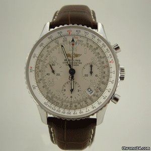 Breitling NAViTiMER STEEL CHRONOGRAPH BOX & PAPERS