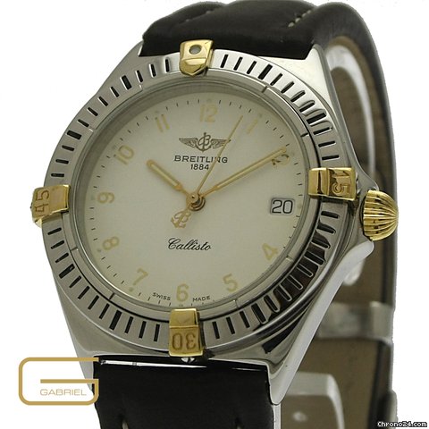 Breitling Callisto Stahl-Goldreiter