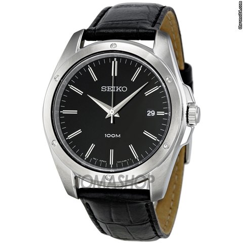 Seiko Black Dial Mens Watch SGEF81P2