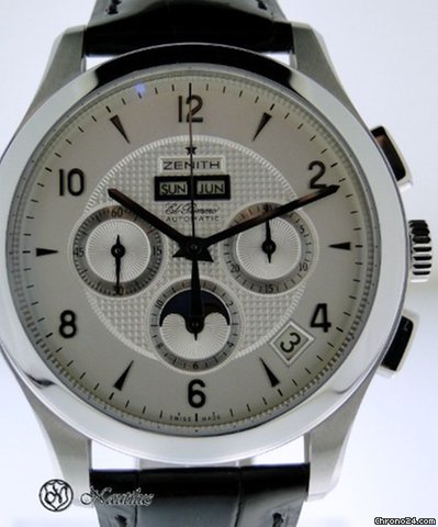 Zenith El Primero Class Moonphase El Primero 4100 /D.S.R. NEW