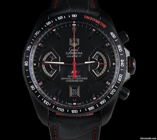 TAG Heuer Grand Carrera RS2 Chronograph Calibre 17 Black Titanium