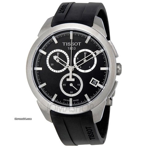 Tissot T-sport Titanium Black Dial Rubber Mens Watch T0694174705100