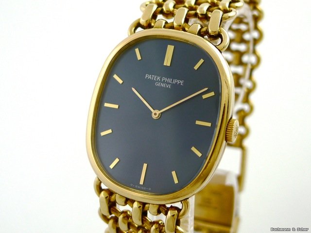 Patek Philippe Ellipse, Manual, 18k Yellow Gold, Papers