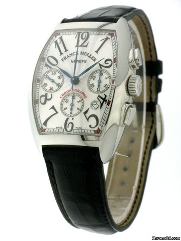 Franck Muller Cintree Curvex Chronograph Steel Men