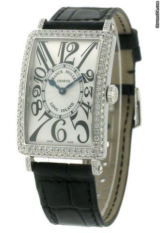 Franck Muller Long Island Diamond bezel Steel 952QZD