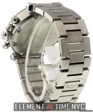 replica Cartier Pasha C Chrono 35mm White Dial Steel W31039M7 WATCHES 1 