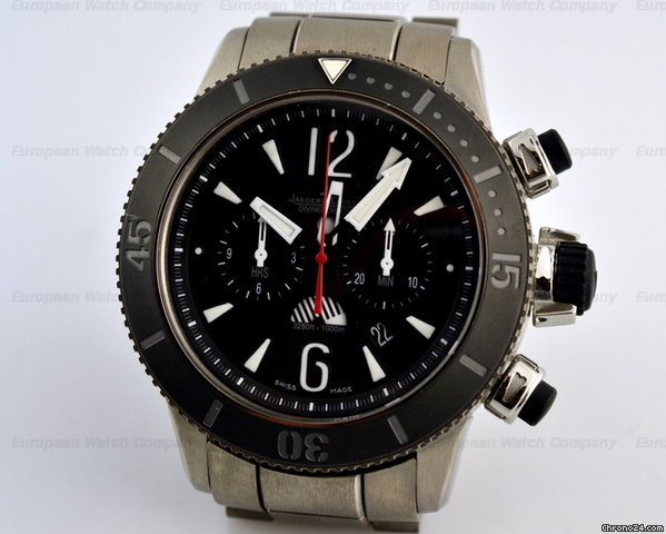replica Jaeger-LeCoultre Master Compressor Diving Chronograph GMT  NAVY SEALS Titanium / Titanium WATCHES 1 