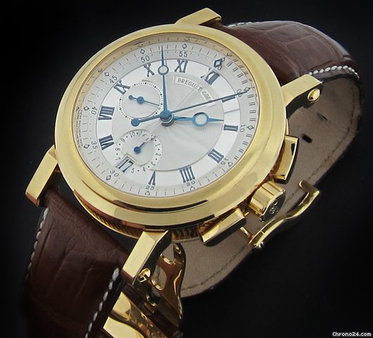 Breguet Yellow Gold Marine II 5827ba/12/9z8