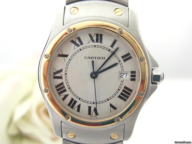 replica Cartier Santos Stahl /Gold Top Zustand WATCHES 1 
