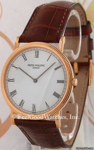 Patek Philippe 3520DR Calatrava, Rose Gold