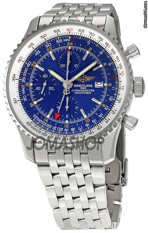 Breitling Navitimer World Automatic Chronograph Mens Watch A2432212-C561SS
