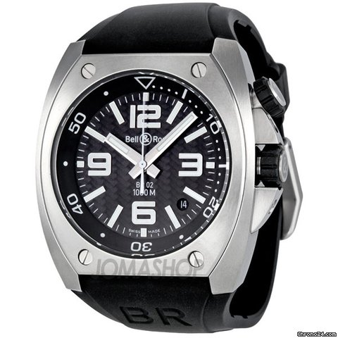 Bell & Ross Marine Carbon Fiber Dial Automatic Mens Watch BR0292-ST-CBF