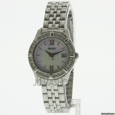 Seiko Dress Quartz Stainless Steel Ladies Watch SXDE49